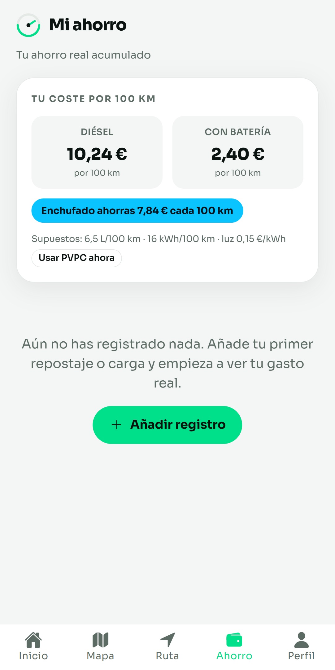 Litro — tu ahorro en euros
