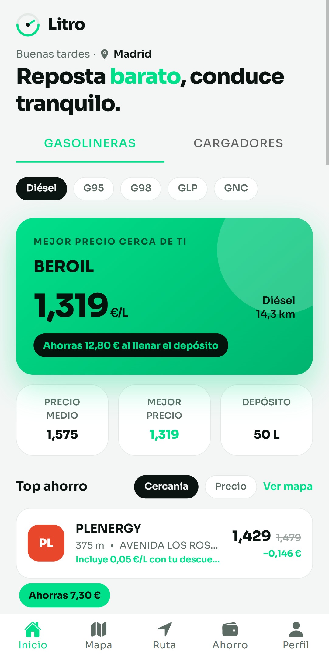 Litro — mejor precio cerca de ti